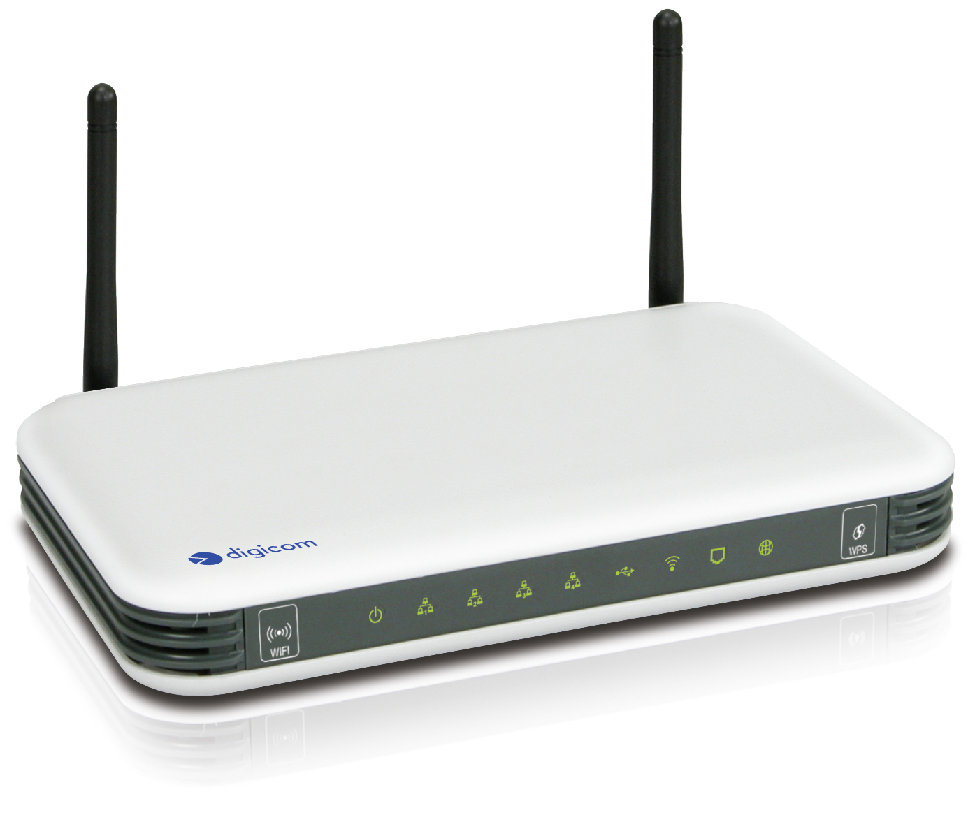 Digicom RAW300-A02 wireless router Fast Ethernet Black, White – image 4