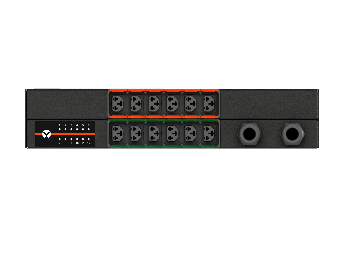 Vertiv Geist AGS3E2R6-12CF13-3PS6PS6B211-D power distribution unit (PDU) 12 AC outlet(s) 0U Black – image 2