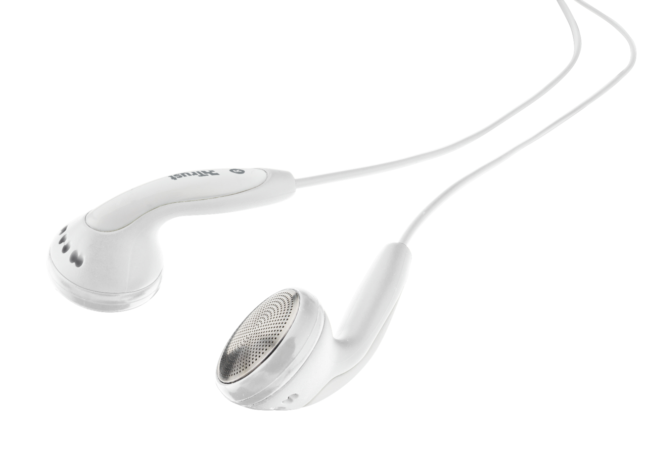 Trust Earphones for tablets - White
