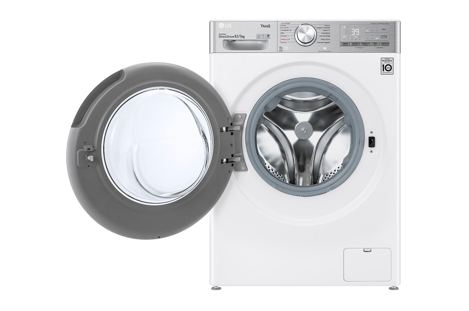 LG F2DV9S8H2E washer dryer Freestanding Front-load White – image 2