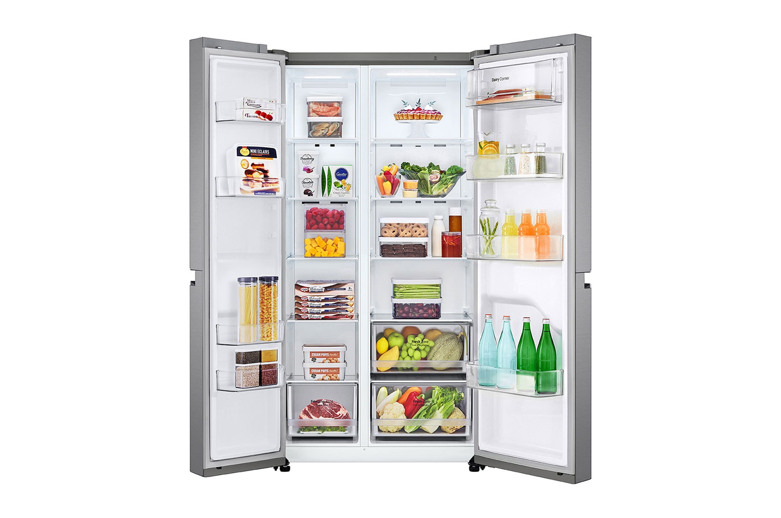 LG GSBV30PZXM side-by-side refrigerator Freestanding – image 2