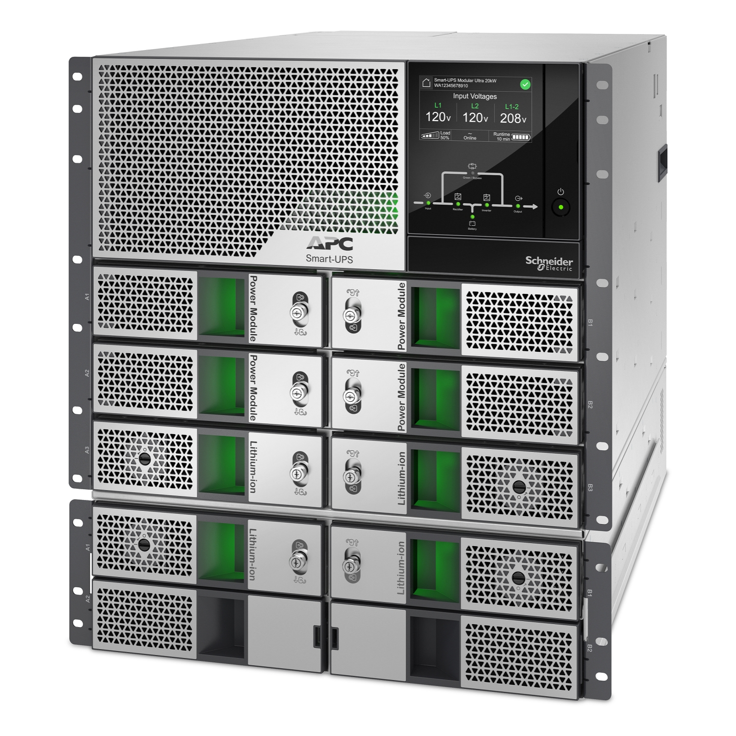 APC by Schneider Electric SRYL20K20RMXLT uninterruptible power supply (UPS) Double-conversion