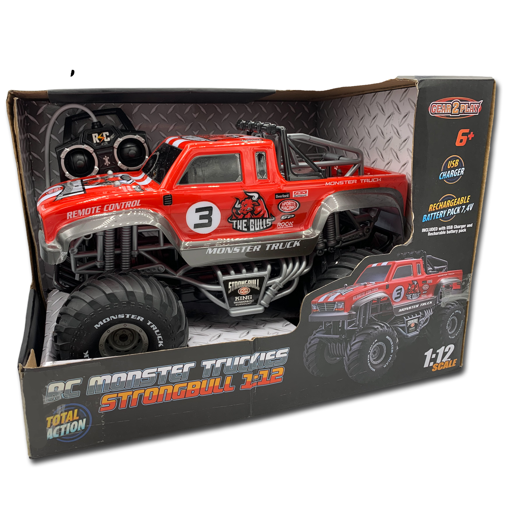 Gear2Play TR41621 Radio-Controlled (RC) model Monster truck Electric engine 1:12 – image 5