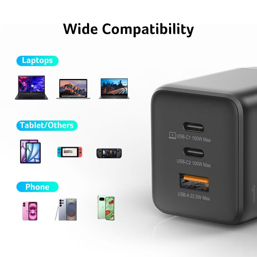 Acer HP.DSCAB.019 mobile device charger Universal Black AC Fast charging Indoor – image 4