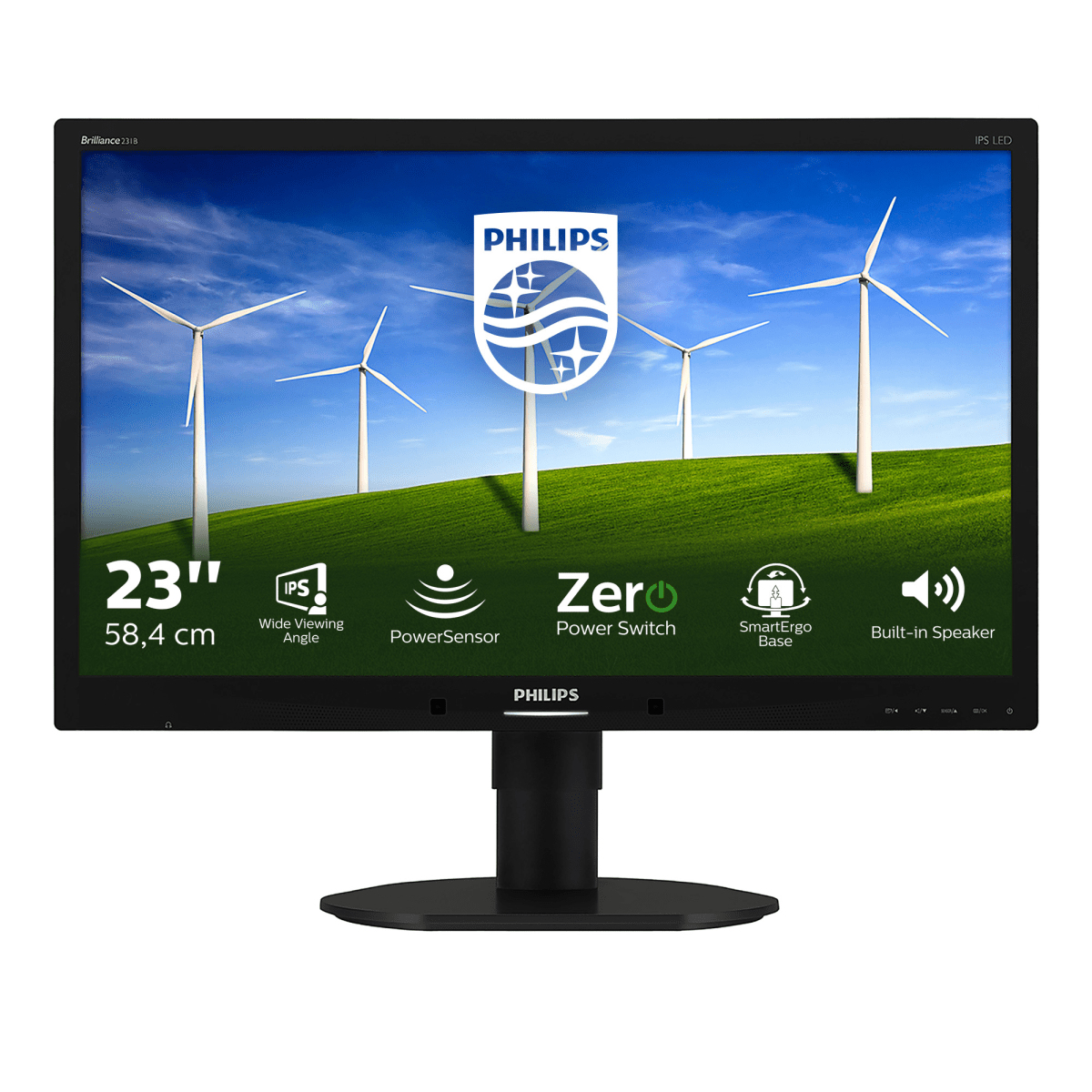 Philips LED-backlit LCD monitor 231B4QPYCB/00 