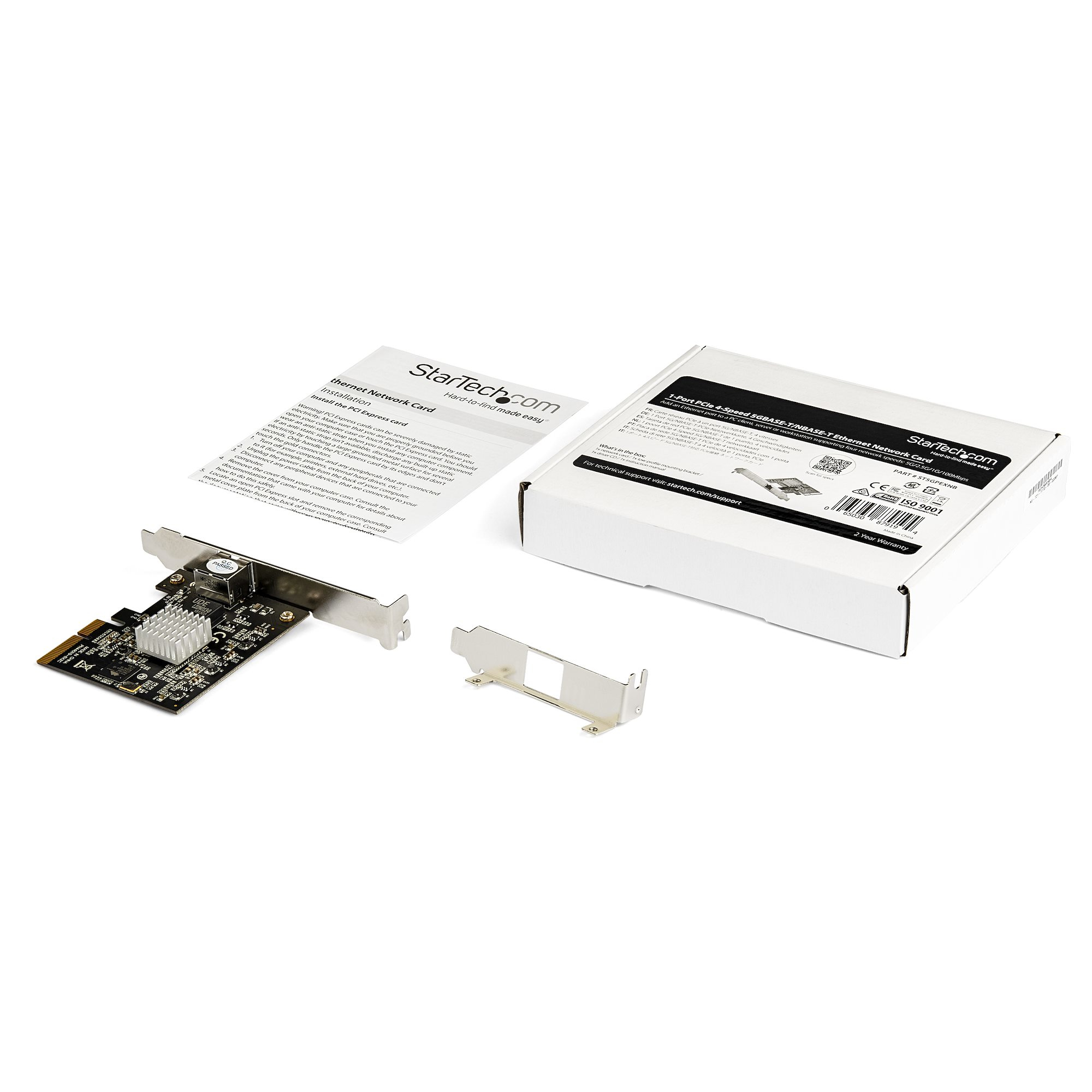 StarTech.com 5G PCIe Network Adapter Card - NBASE-T & 5GBASE-T 2.5BASE-T PCI Express Network Interface Adapter - 5GbE/2.5GbE/1GbE Multi Gigabit Ethernet Worksta – image 6