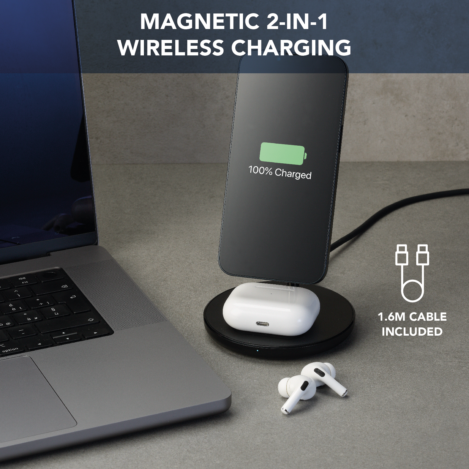 Cellularline Mag Duo Wireless Charger – image 2
