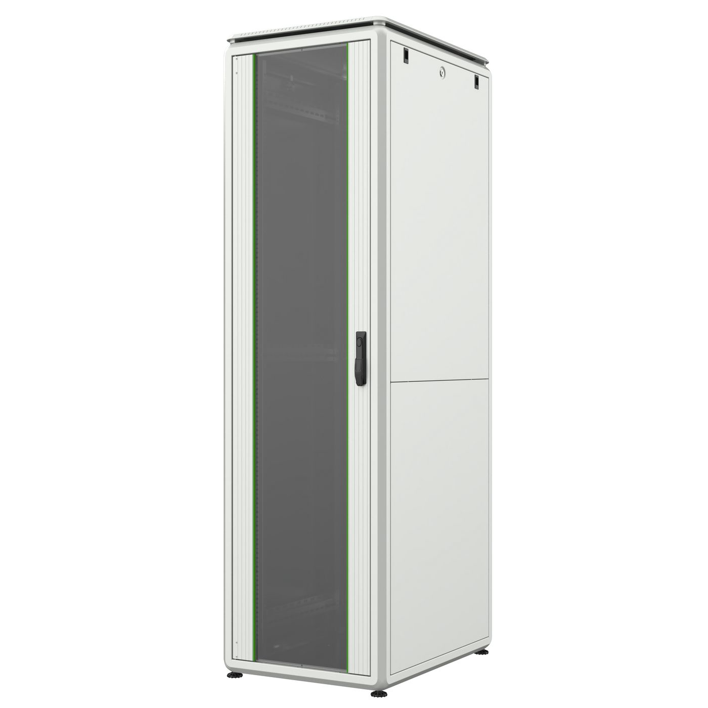 Lanview RDL42U68WH rack cabinet 42U Freestanding rack White – image 1