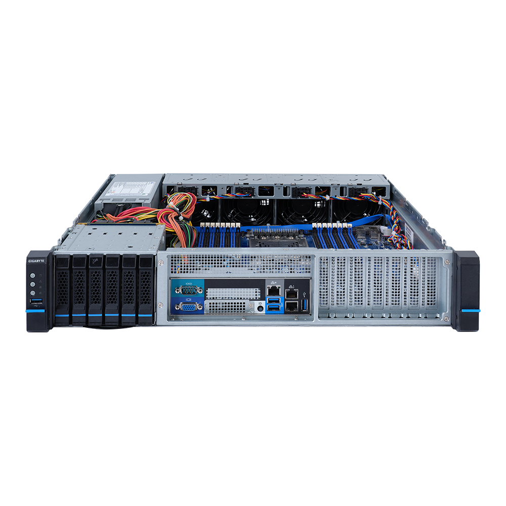 GIGABYTE E252-P31 Intel SoC LGA 4926 Rack (2U) Black – image 4
