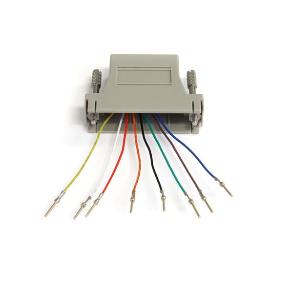 Adaptador Convertidor Modular Serial DB25 a RJ45 Macho a Hembra, Startech GC258MF