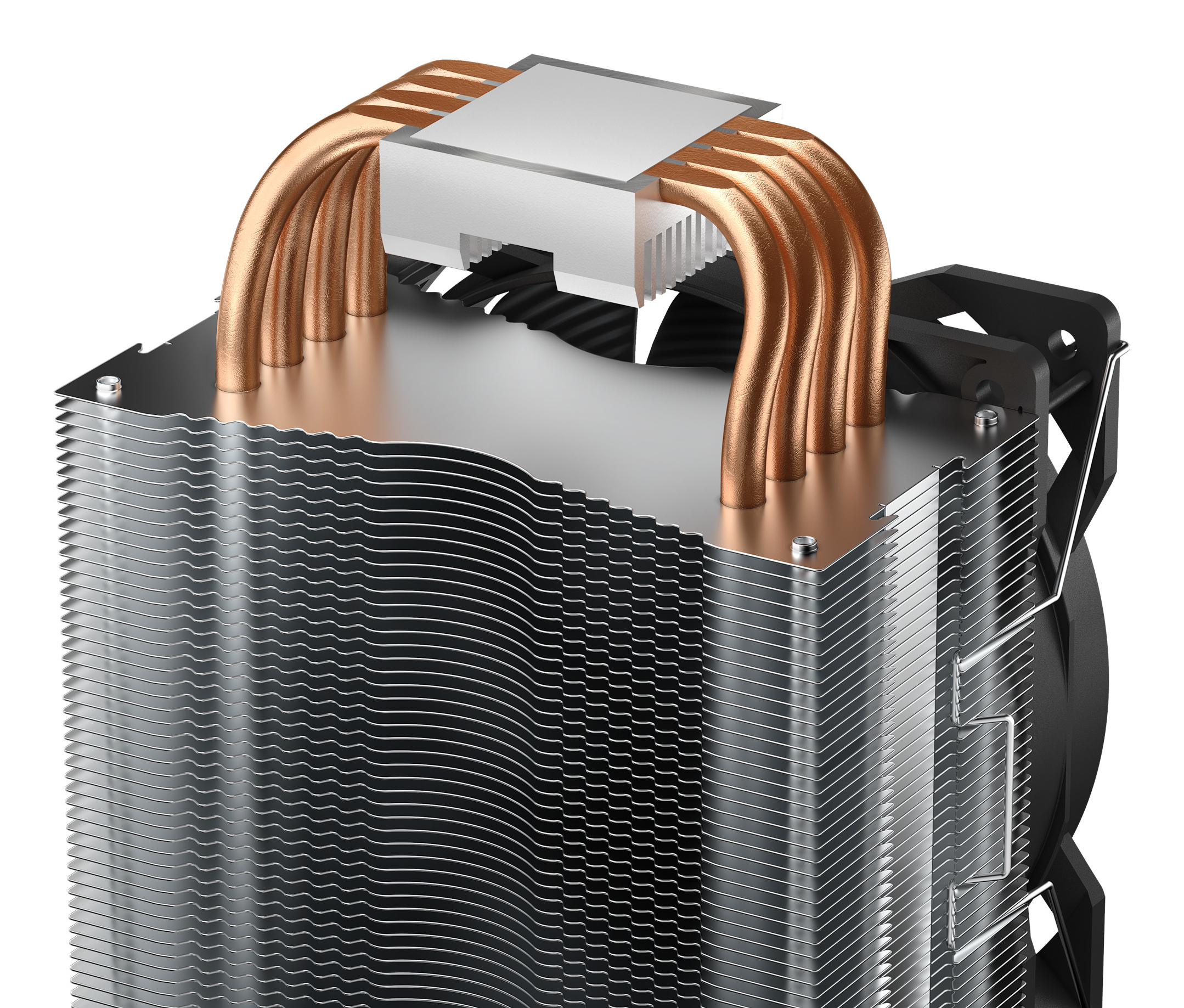 be quiet! Pure Rock 2 CPU Cooler, Single 120mm PWM Fan, For Intel Socket:1700/ 1200 / 2066 / 1150 / 1151 / 1155 / 2011(-3) square ILM; For AMD Socket: AM4 / AM3(+) 150W TDP, 155mm Height image 5