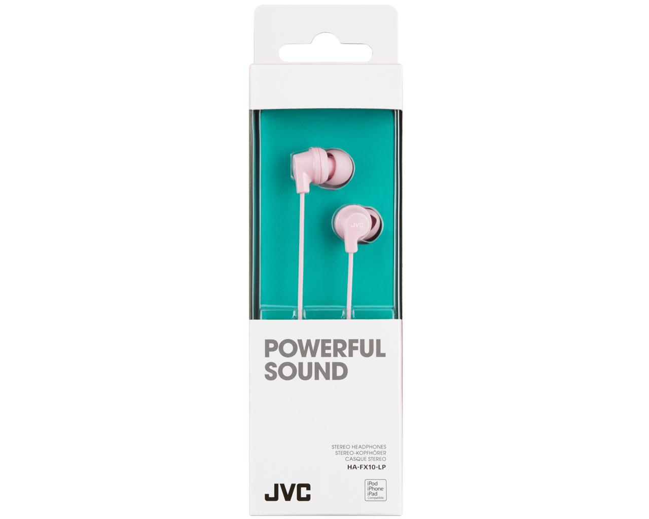 JVC HA-FX10-LP-E Colourful inner-ear headphones – image 2