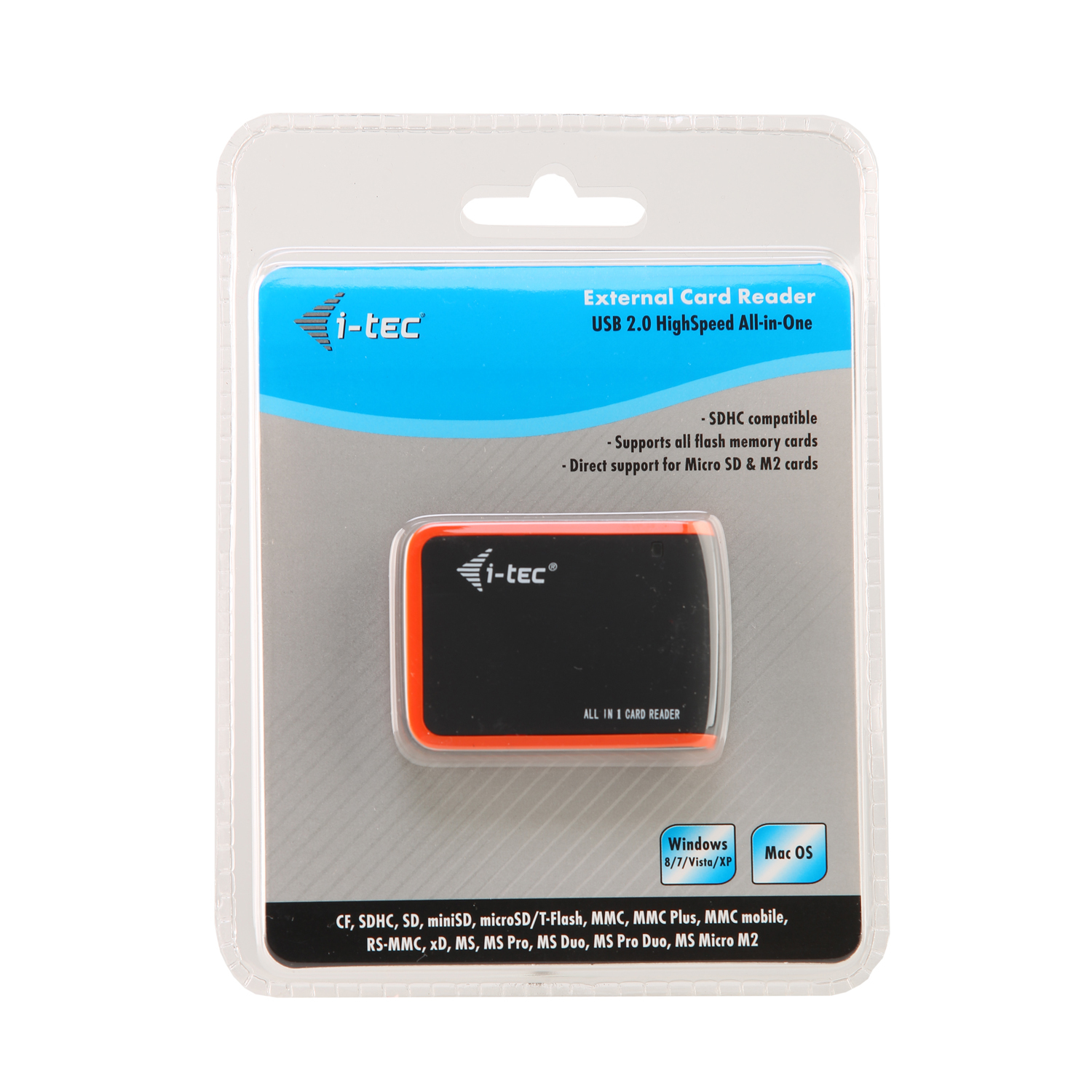 i-tec USB 2.0 external card reader – image 2