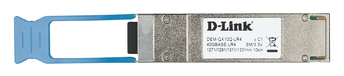 D-Link 40GBase-LR4 QSFP+ Single-Mode Transceiver, 10km – image 2