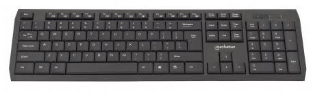 Manhattan 178723 keyboard USB QWERTY Black – image 3
