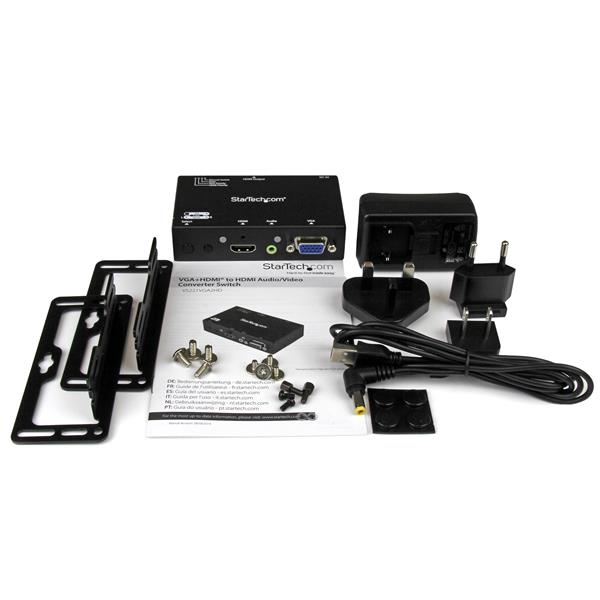 StarTech.com 2x1 HDMI + VGA to HDMI Converter Switch w/ Automatic and Priority Switching – 1080p - TAA – image 5