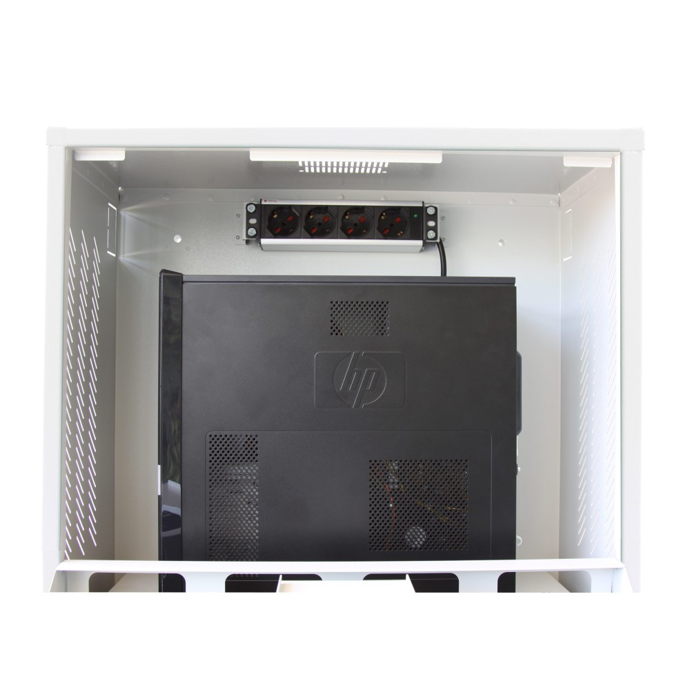 Techly ICRLIM10W rack cabinet 1U Wall mounted rack White – image 7