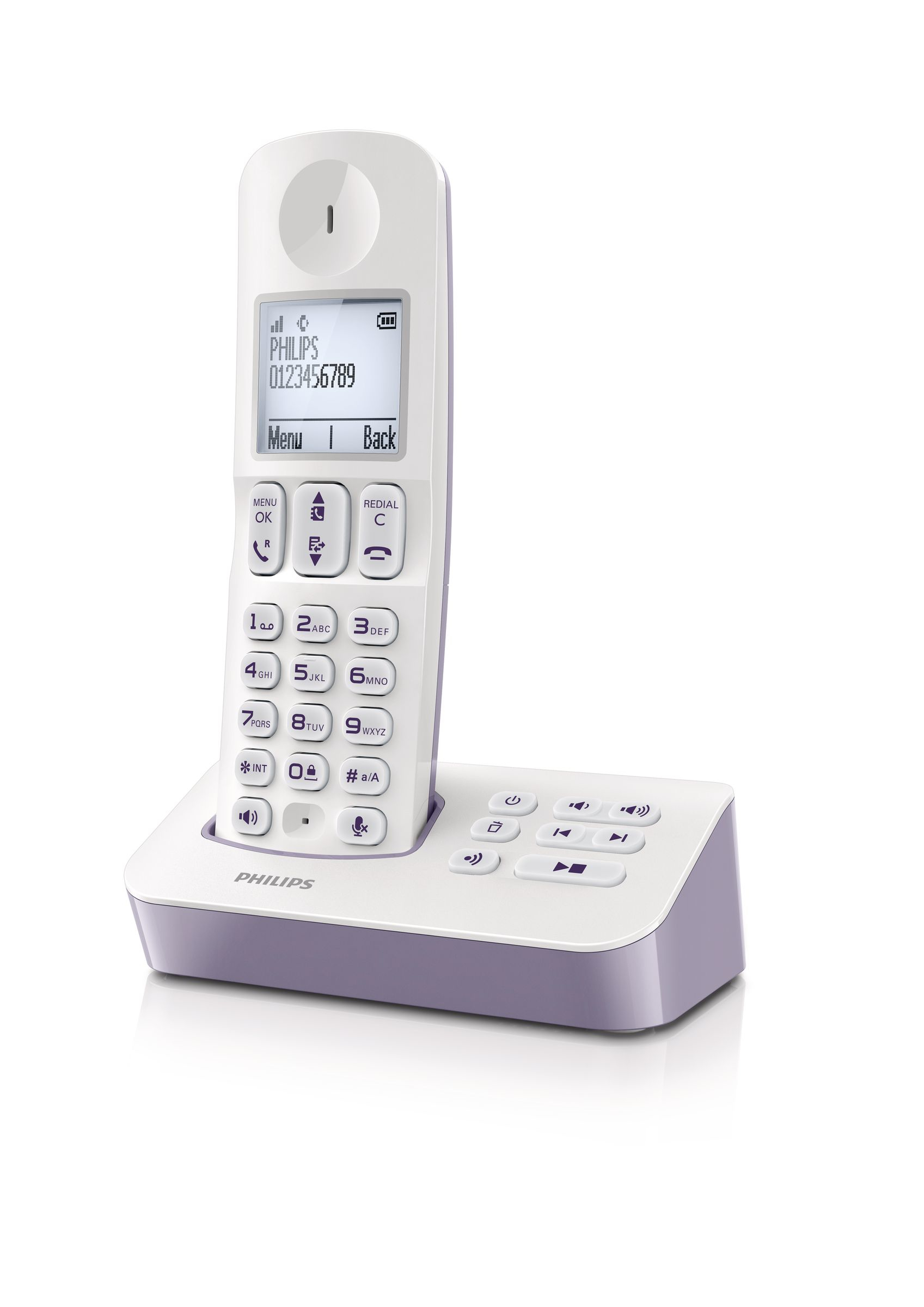 Philips D4051WL/FR telephone DECT telephone Caller ID White