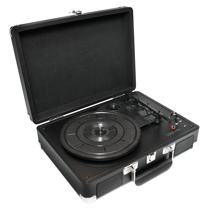LogiLink UA0270 audio turntable Belt-drive audio turntable Black – image 4
