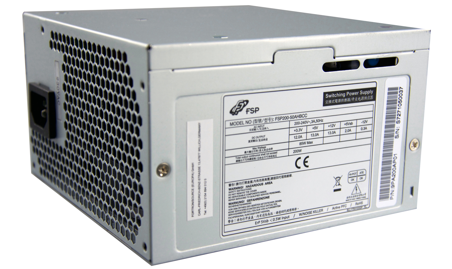 FSP FSP350-50AHBCC power supply unit 350 W 24-pin ATX ATX Metallic image 2