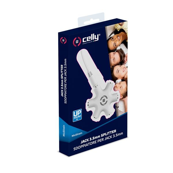 Celly MIX5LINEIN35WH audio splitter White – image 3