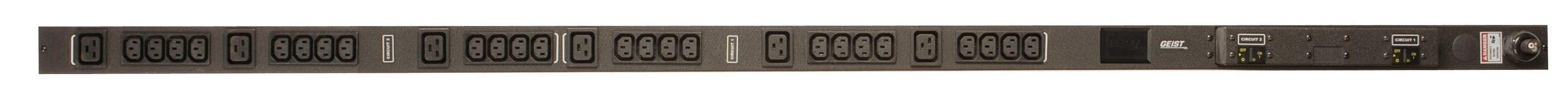 Vertiv G1036 Stromverteilereinheit (PDU) 30 AC-Ausgänge Schwarz