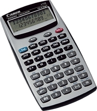Canon F-710 calculator Pocket Scientific Silver