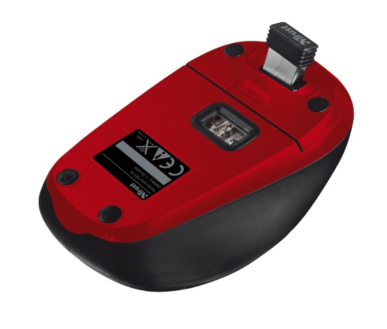 Trust WMS-111 mouse Ambidextrous RF Wireless Optical 1600 DPI – image 2