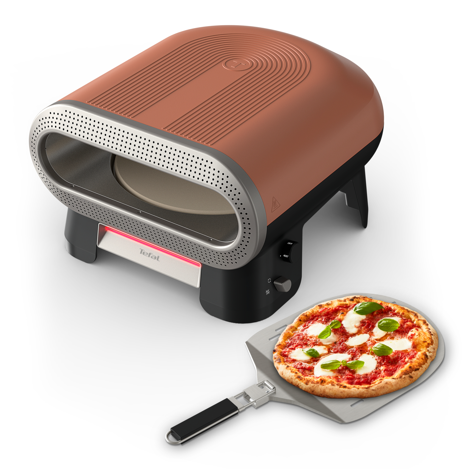 Tefal JM600T pizza maker/oven 1 pizza(s) Terracotta – image 1