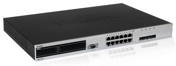 D-Link DGS-3612 network switch Unmanaged L3 Black