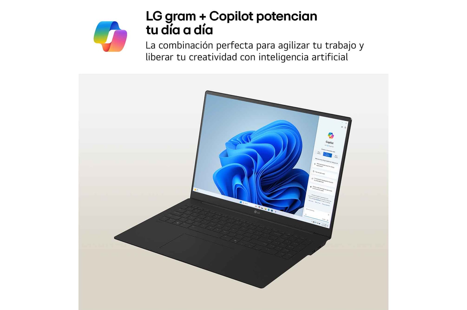 Portátil - LG 16Z90TR-E.AD88B, 16" WQXGA, Intel® Evo™ Edition Core™ Ultra 7-255H, 32 GB RAM, 1 TB SSD, GeForce RTX™ 5050, W11H - imagen 3