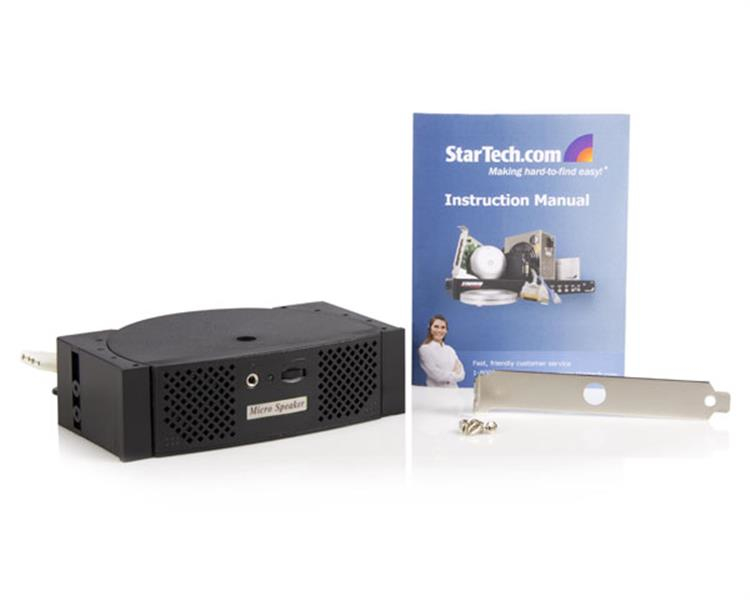 StarTech.com 5.25in Black Internal Front Bay PC Speakers image 4