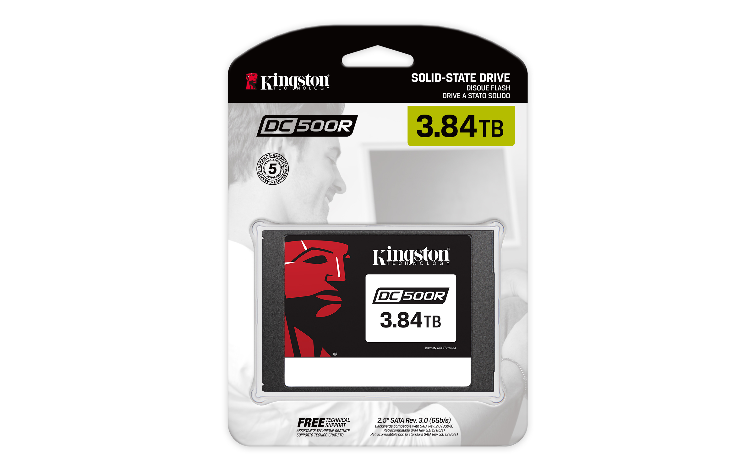 Kingston Technology DC500 3.84 TB 2.5″ Serial ATA III 3D TLC image 3
