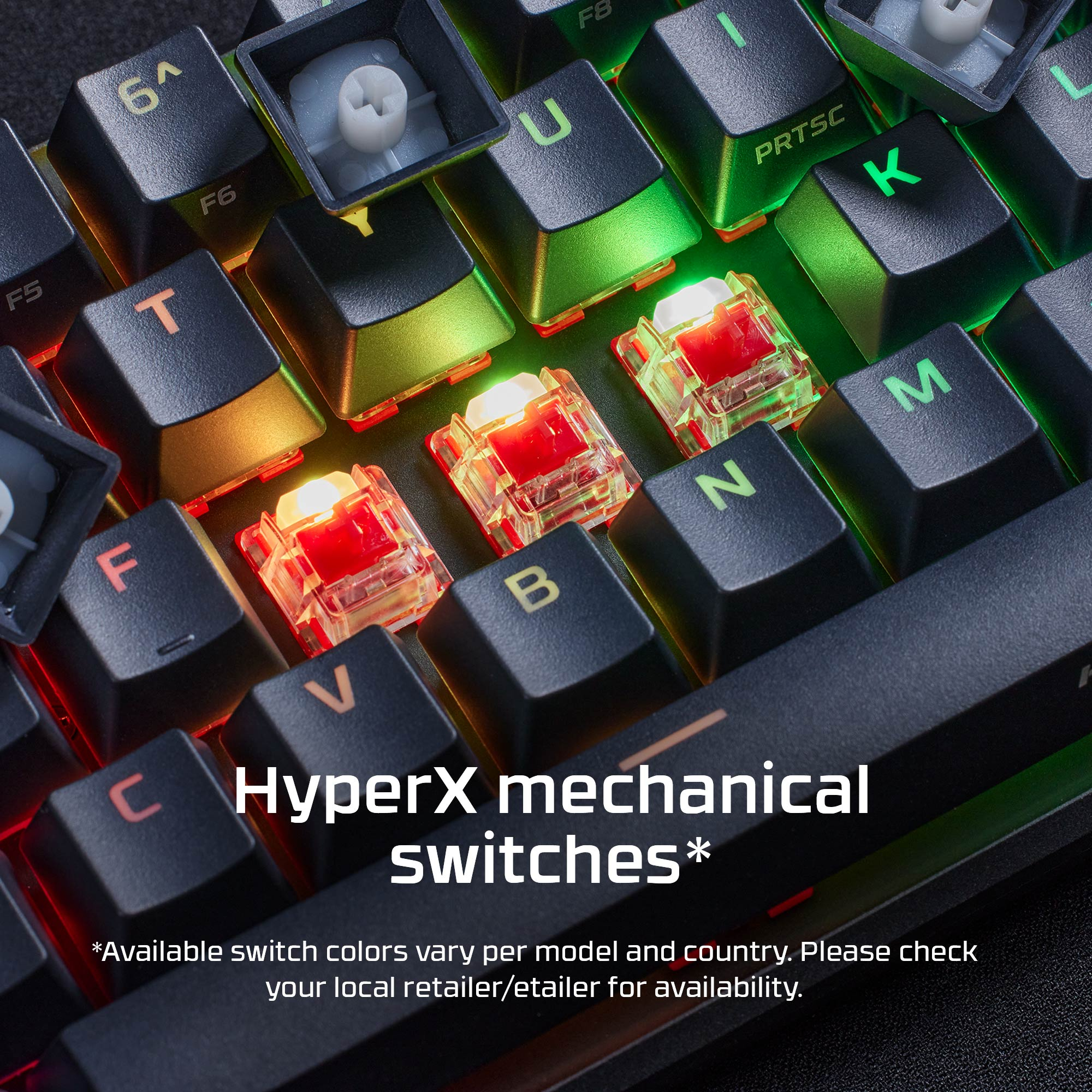 HyperX Alloy Origins 65 - Mechanical Gaming Keyboard - HX Red (NO Layout) (HKBO1T-RD-NO/E) – image 4