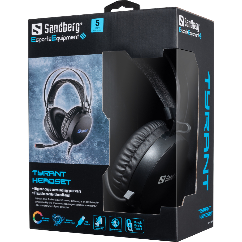 Sandberg Tyrant Headset USB 7.1 – image 3