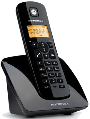 Motorola C401A telephone DECT telephone Caller ID Black