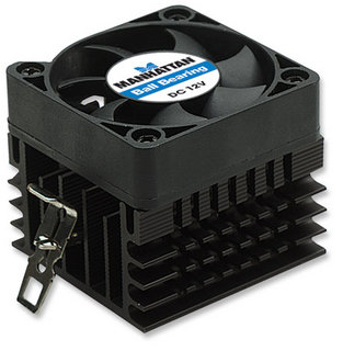 Manhattan 700252 computer cooling system Processor Cooler Black – image 1