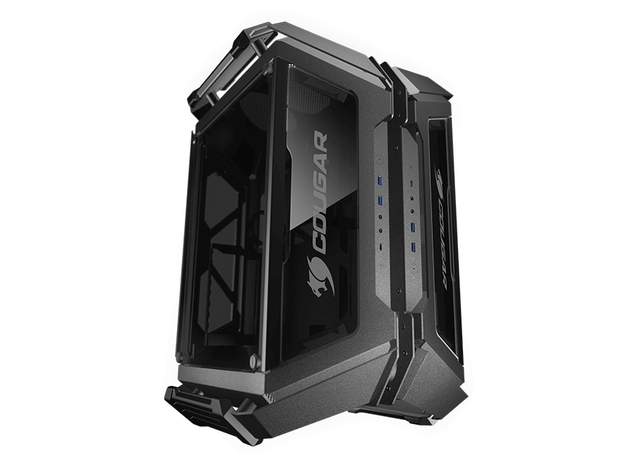 Gabinete Gamer COUGAR Gemini X - Doble Torre - ATX/CEB/Micro ATX/Mini-ITX - Panel Lateral  - 105LMT0001-00