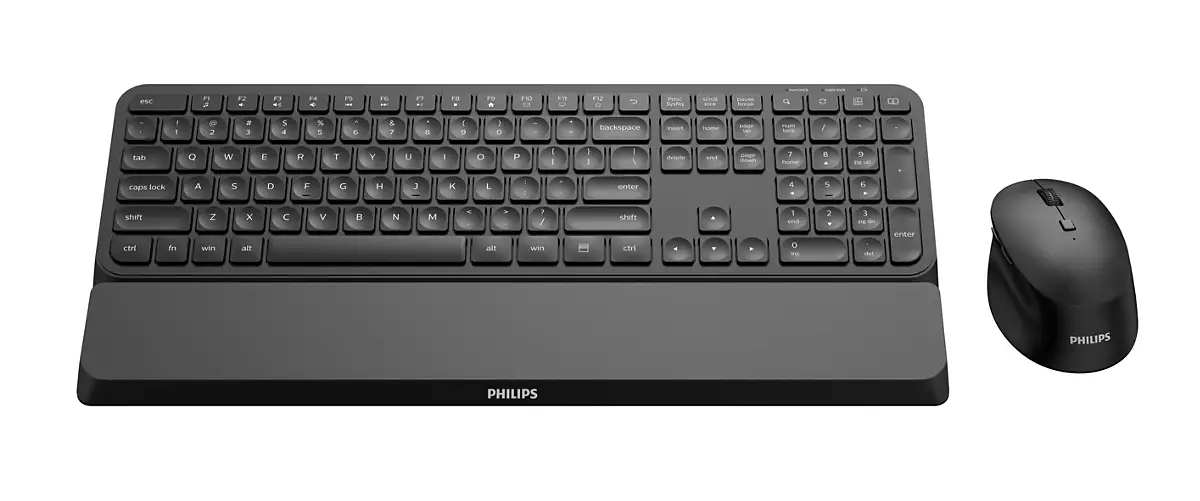 Philips 5000 series SPT6507B/01 keyboard Mouse included Universal RF Wireless Black – image 3