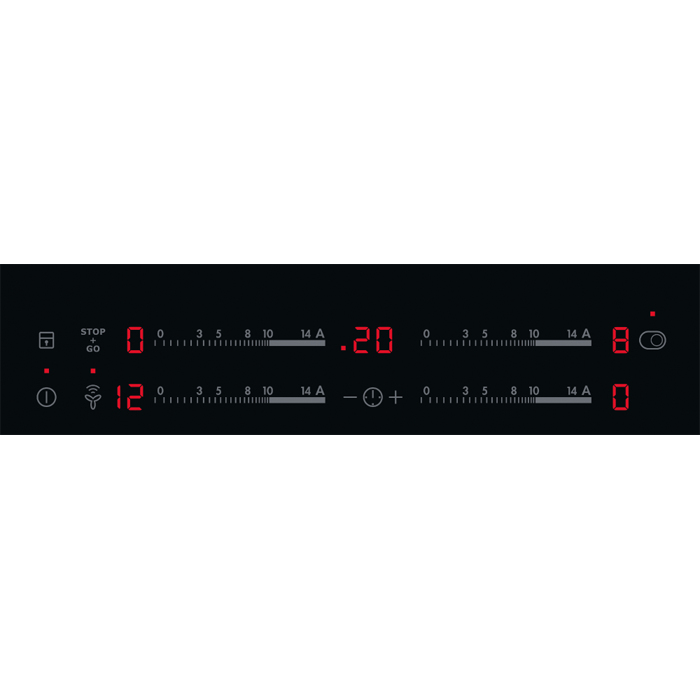 AEG HDP54108XB Black, Stainless steel Built-in Zone induction hob 4 zone(s) – image 2