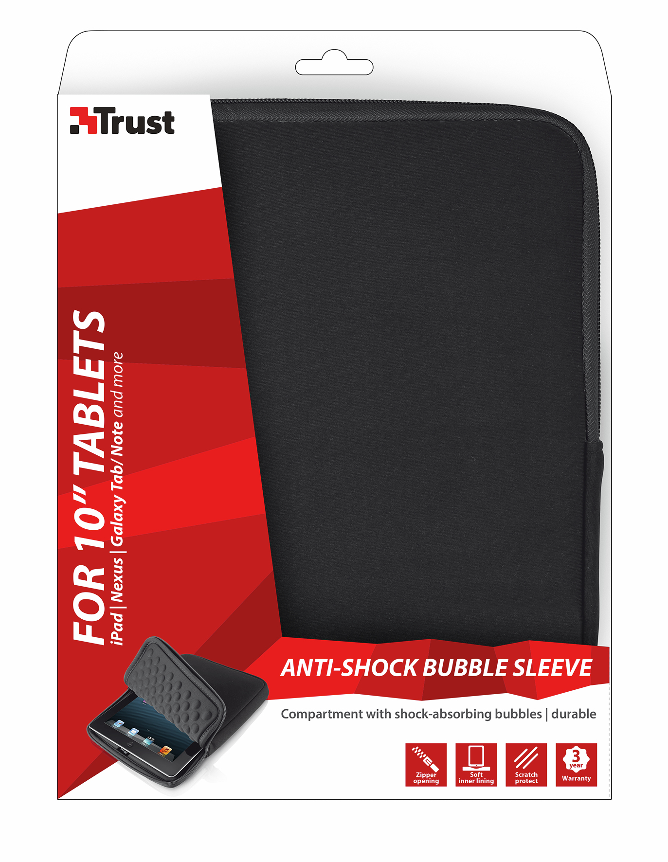 Trust 10" Anti-shock Bubble Sleeve for tablets – image 5