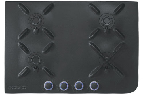 Rosieres RF7 hob Black Built-in Gas 4 zone(s)