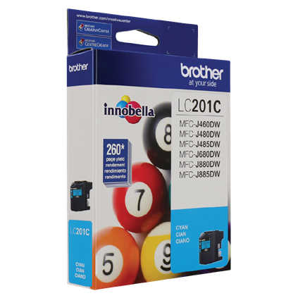 Brother LC201C ink cartridge 1 pc(s) Original Standard Yield Cyan – image 6