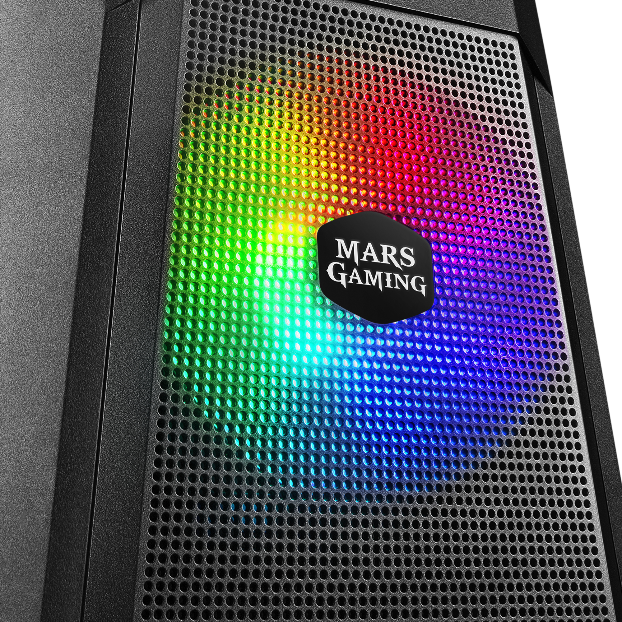 Mars Gaming MCONE PC Case MicroATX FRGB Fans Black – image 4