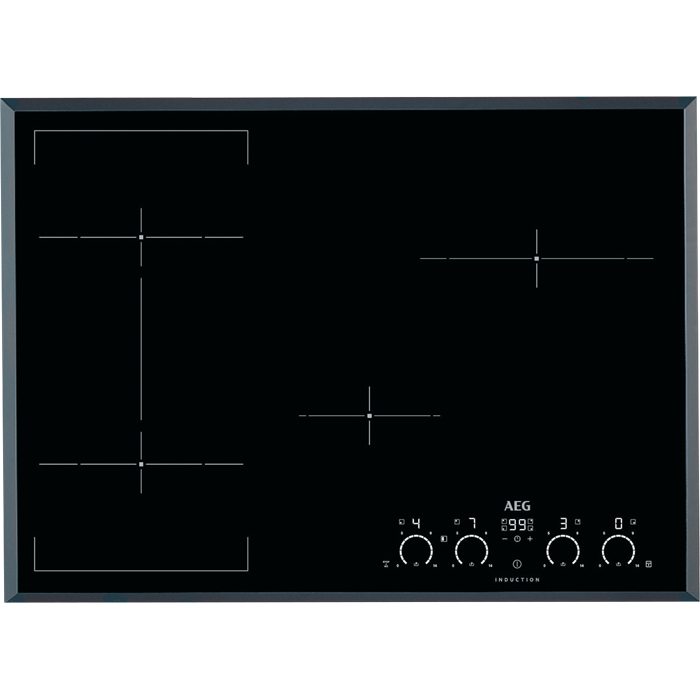 AEG IKK74545FB Black Built-in Zone induction hob 4 zone(s) – image 1