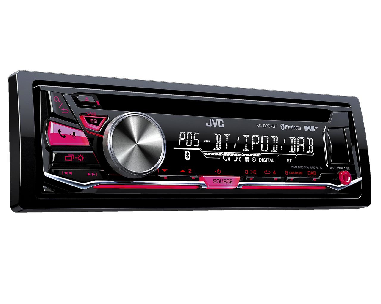 JVC KD-DB97BT car media receiver Black – image 2