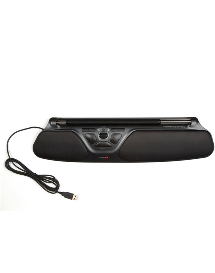 Contour Design RM-FREE3-BLK mouse Office Ambidextrous USB Type-A Rollerbar – image 3