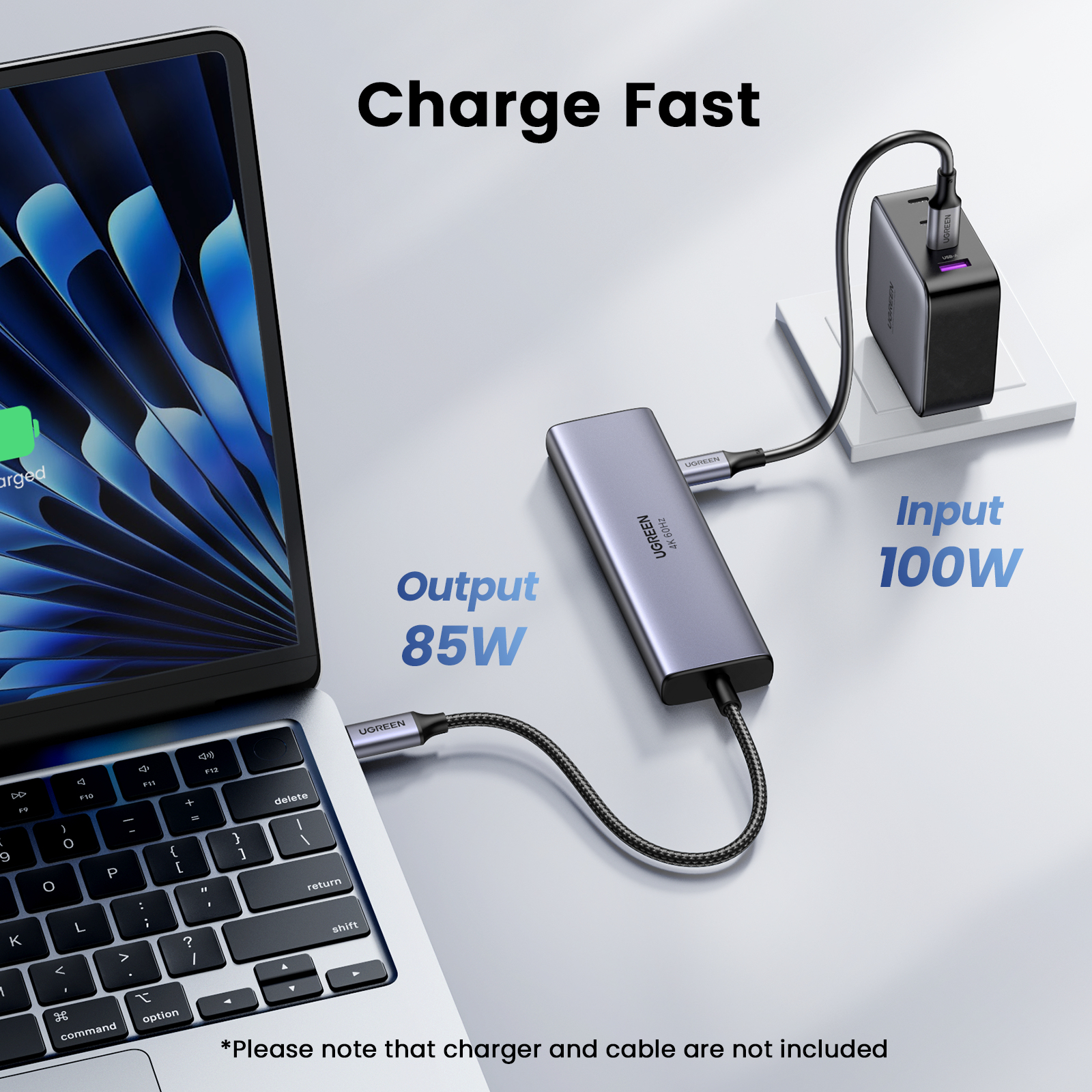 Ugreen USB-C Hub 6-in-1 HDMI - 2x USB-A 3.2 - 2x USB-C 3.2 - PD – image 6