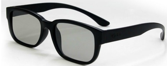 LG AG-F200 stereoscopic 3D glasses Black