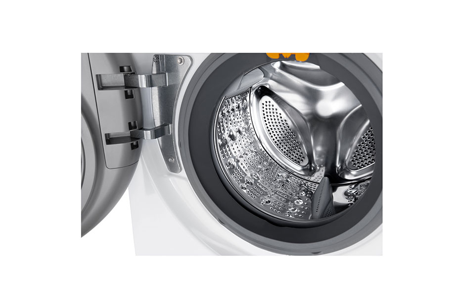 LG F126G1BCH2N washer dryer Freestanding Front-load Black, White – image 9